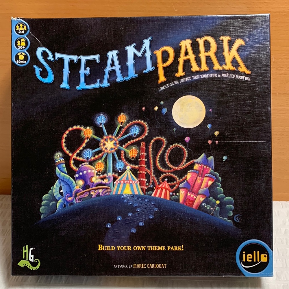 Steam Park Game by Horrible Games and Iello